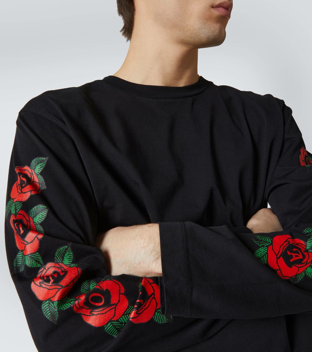 Simone Rocha Logo floral cotton jersey T-shirt Simone Rocha
