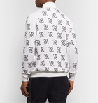 Fendi - Logo-Jacquard Wool Rollneck Sweater - White