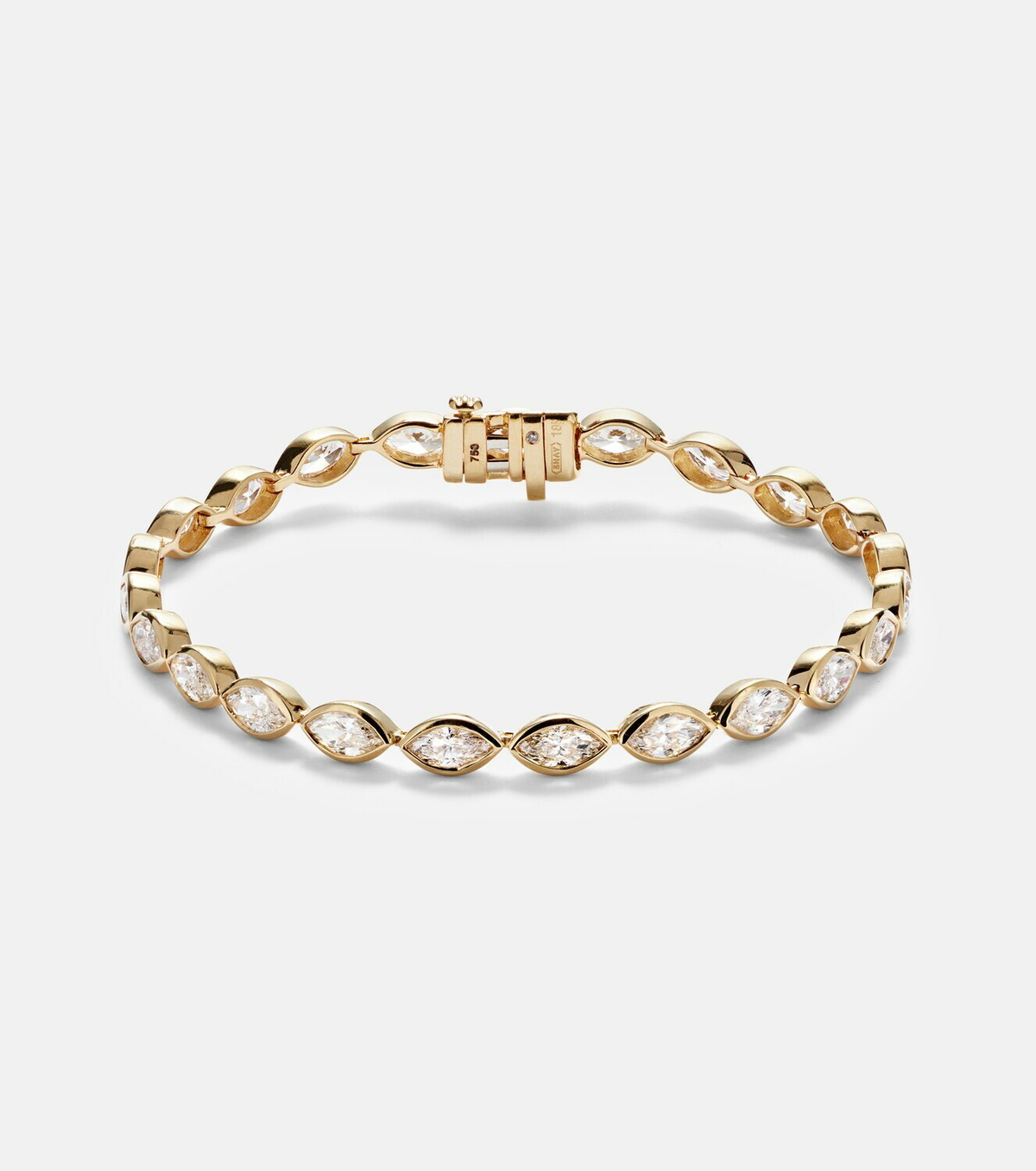 Shay Jewelry 18kt gold tennis bracelet with diamonds