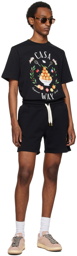 Casablanca Black 'Casa Way' Shorts