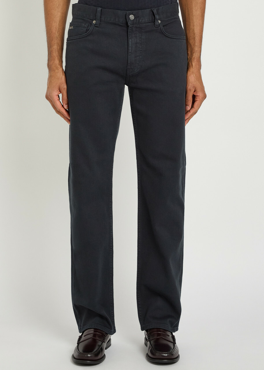 Emporio Armani J76 Straight-leg Jeans Black