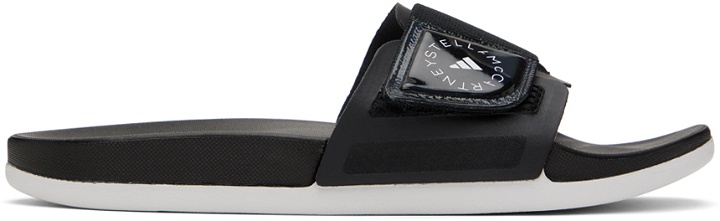 Photo: adidas by Stella McCartney Black Velcro Slides