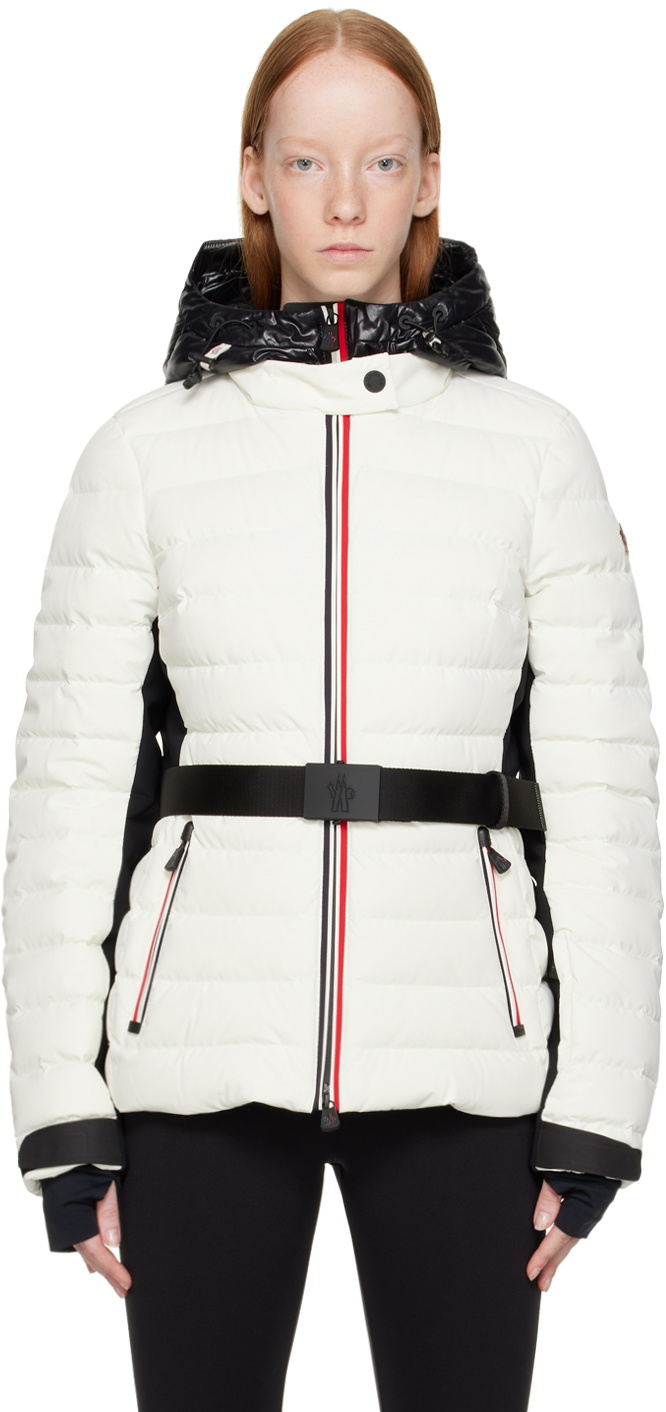 Moncler Grenoble White Bruche Down Jacket Moncler Grenoble