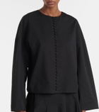 Fforme Fish oversized cotton jacket
