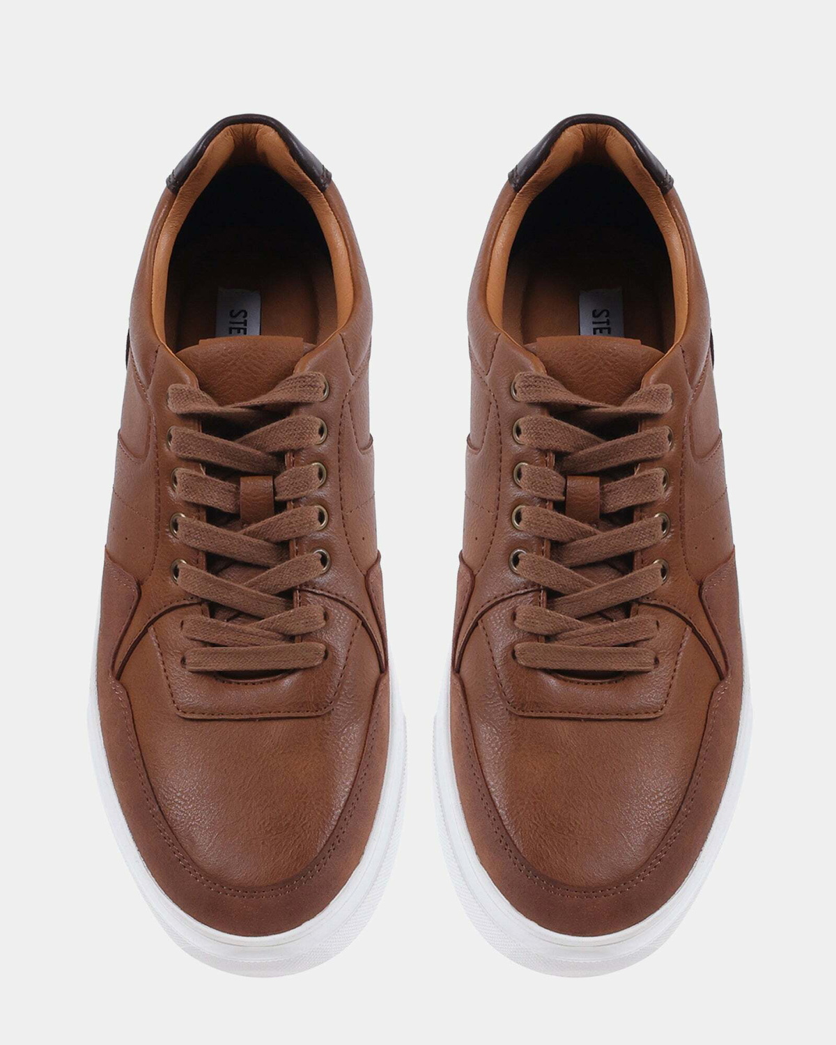 Steve Madden Scenario Sneakers in Cognac Nubuck
