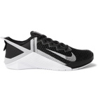Nike Training - Metcon 6 FlyEase Rubber-Trimmed Mesh Sneakers - Black
