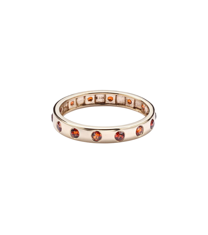 Photo: Stone and Strand 10kt gold ring with garnet