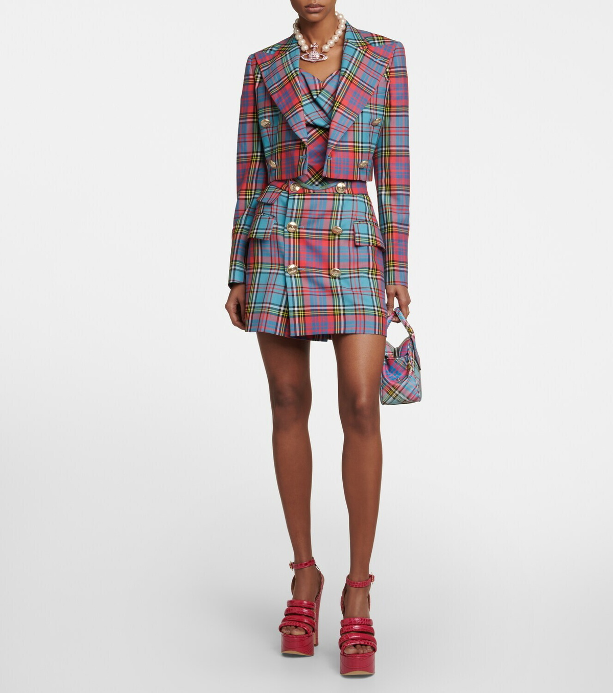 Vivienne Westwood - Tartan wool miniskirt Vivienne Westwood