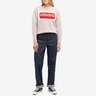 Kenzo Paris Logo Jumper in Faded Pink