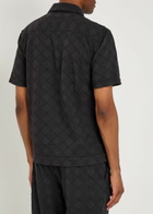 Smr Days Paraiso Embroidered Cotton Shirt Black