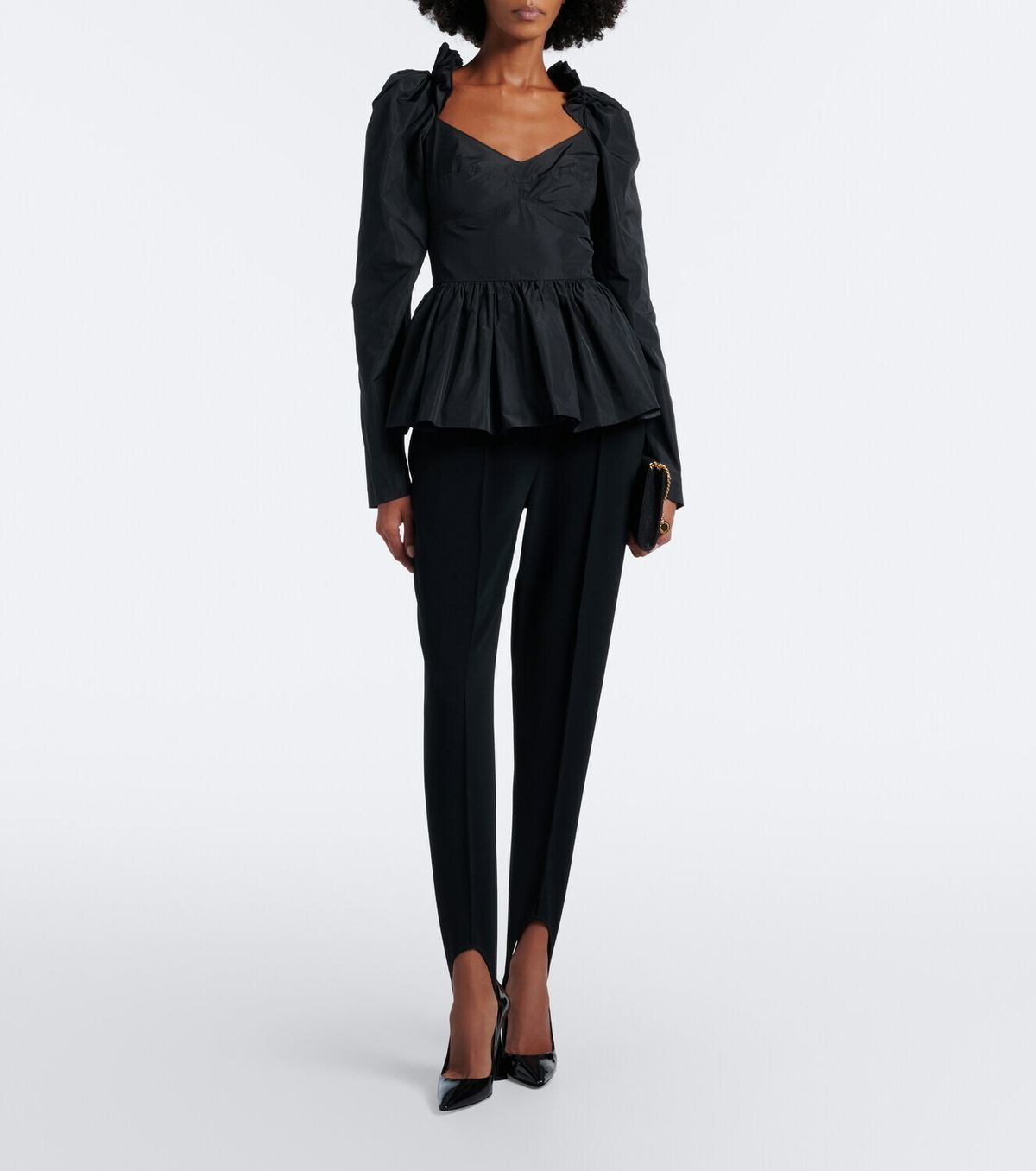 Stella McCartney Peplum taffeta top