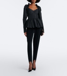 Stella McCartney Peplum taffeta top