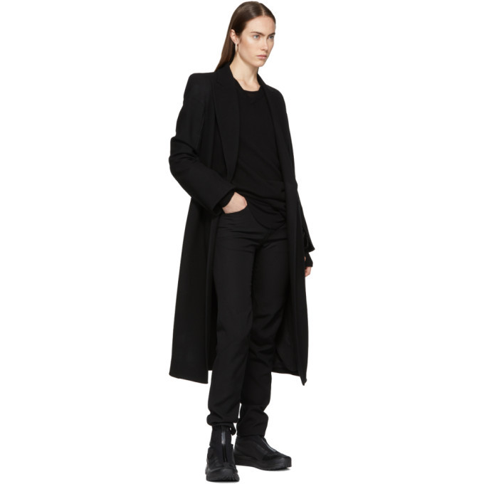 Boris Bidjan Saberi Black Cashmere V-Neck Sweater