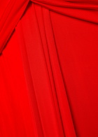 The New Arrivals Ilkyaz Ozel Azure Ruched Stretch-jersey Gown Red