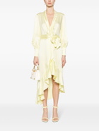 ZIMMERMANN - Silk Wrap Midi Dress