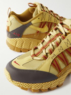 Nike - Air Humara Leather-Trimmed Mesh Sneakers - Yellow