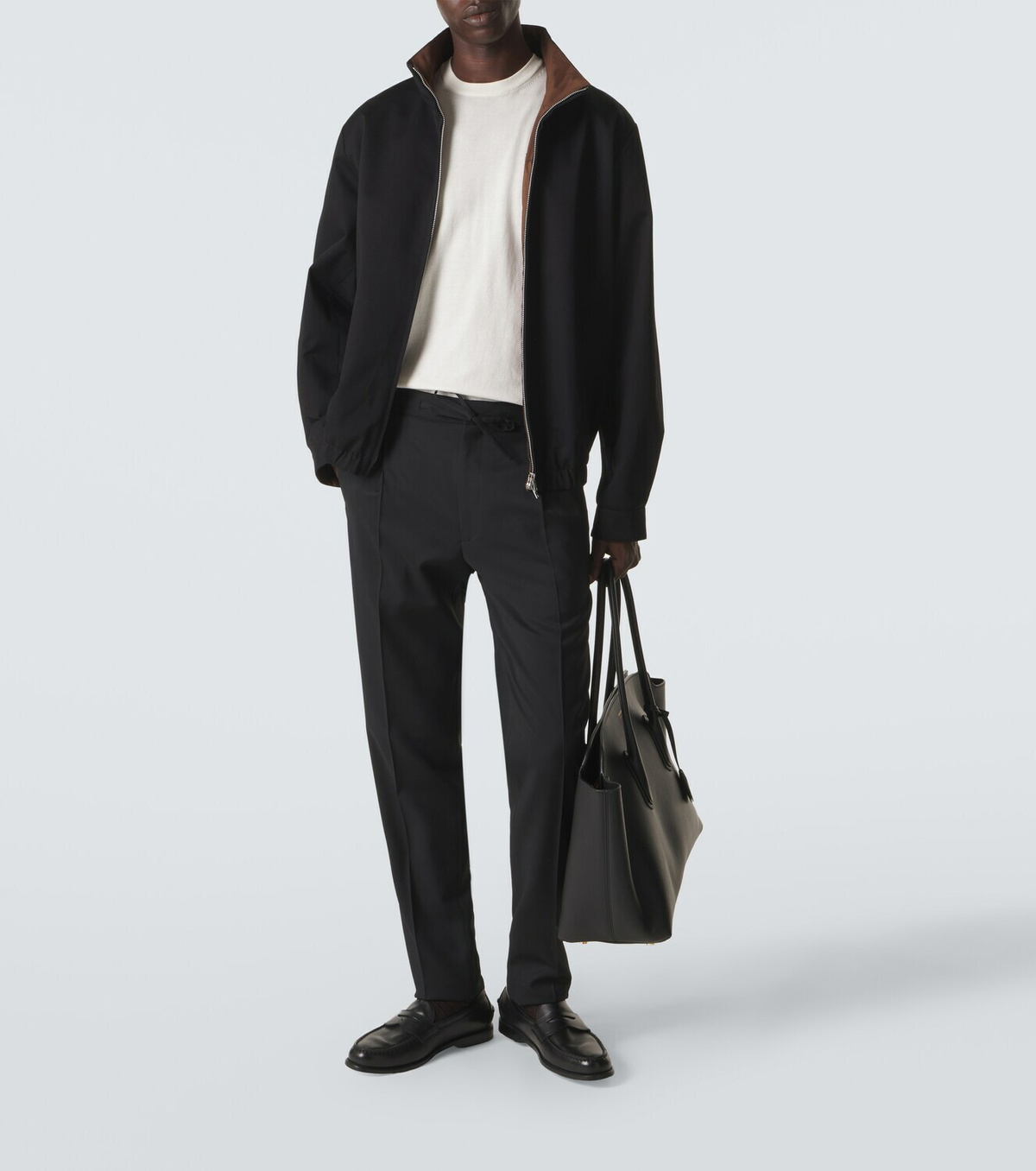 Lardini Virgin wool tapered pants
