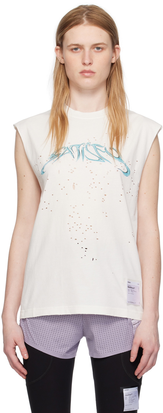 Satisfy Off-White Ventilated Tank Top