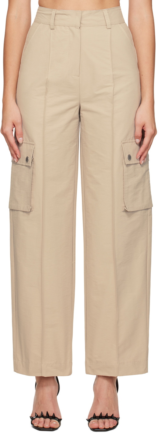 Han Kjobenhavn Beige Baggy Trousers