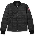 Canada Goose - Dunham Slim-Fit Packable Quilted Shell and Stretch-Jersey Down Jacket - Black