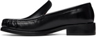 Acne Studios Black Leather Loafers