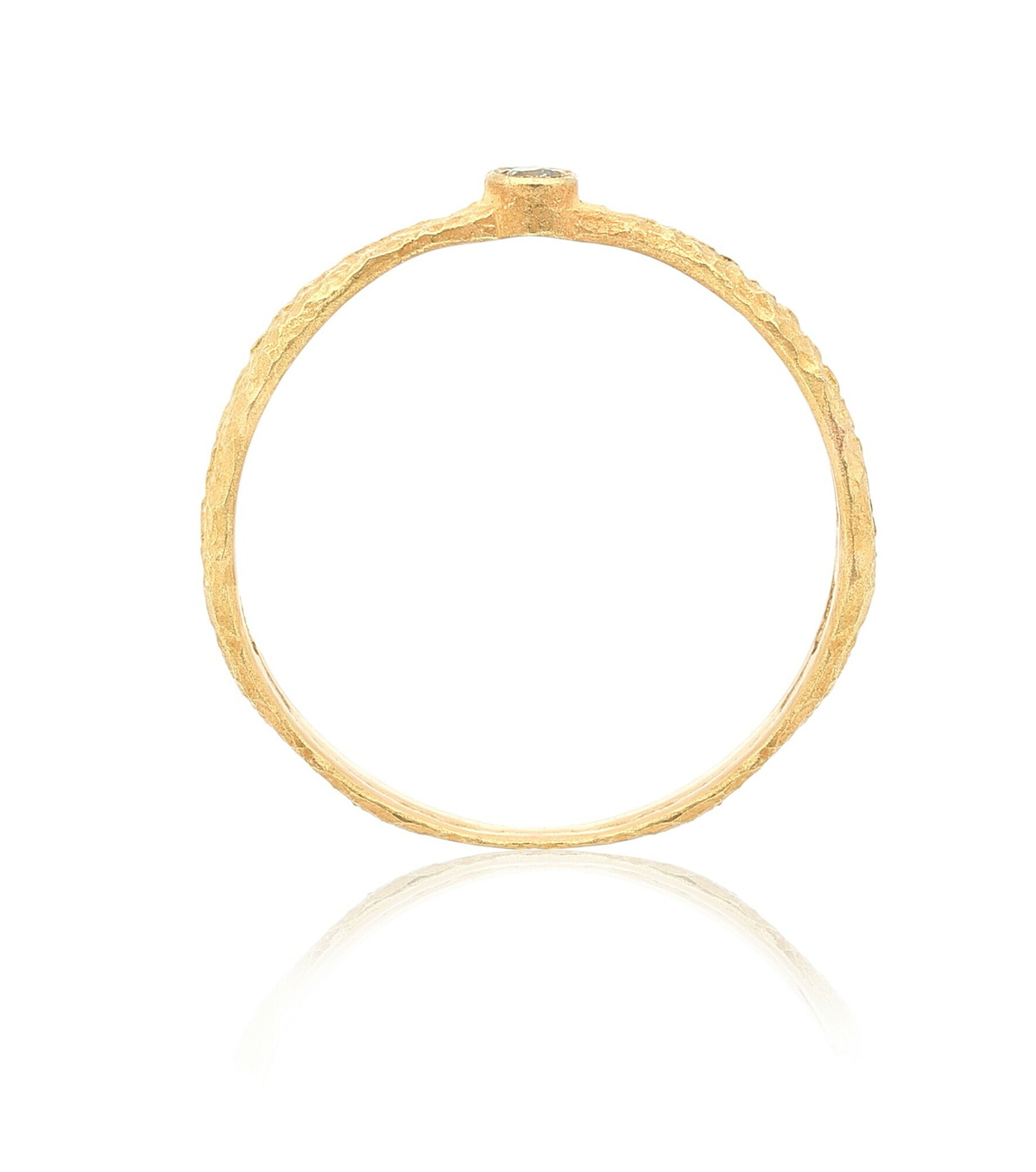 Elhanati - Roxy Love 18kt gold ring with green diamond
