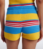 Posse Tammy striped cotton shorts
