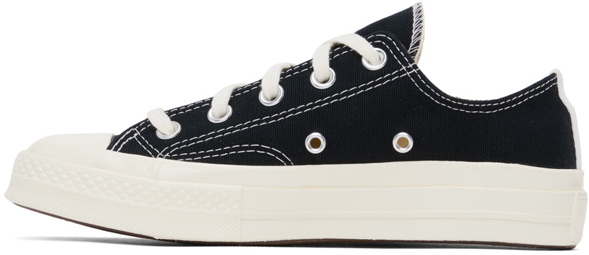 COMME des GARÇONS PLAY Black Converse Edition Chuck 70 Low Top Sneakers