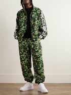 SAINT Mxxxxxx - BAPE® Camouflage-Print Twill Zip-Up Jacket - Green