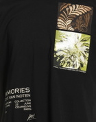 Dries Van Noten Mens T-shirt in Black