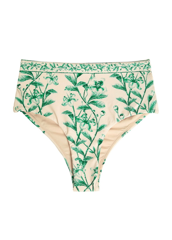 Photo: Agua BY Agua Bendita Magenta Ceiba Floral-print Bikini Briefs Multicoloured