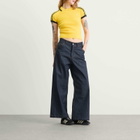Adidas Women's Knit Cali Top in Eqt Yellow
