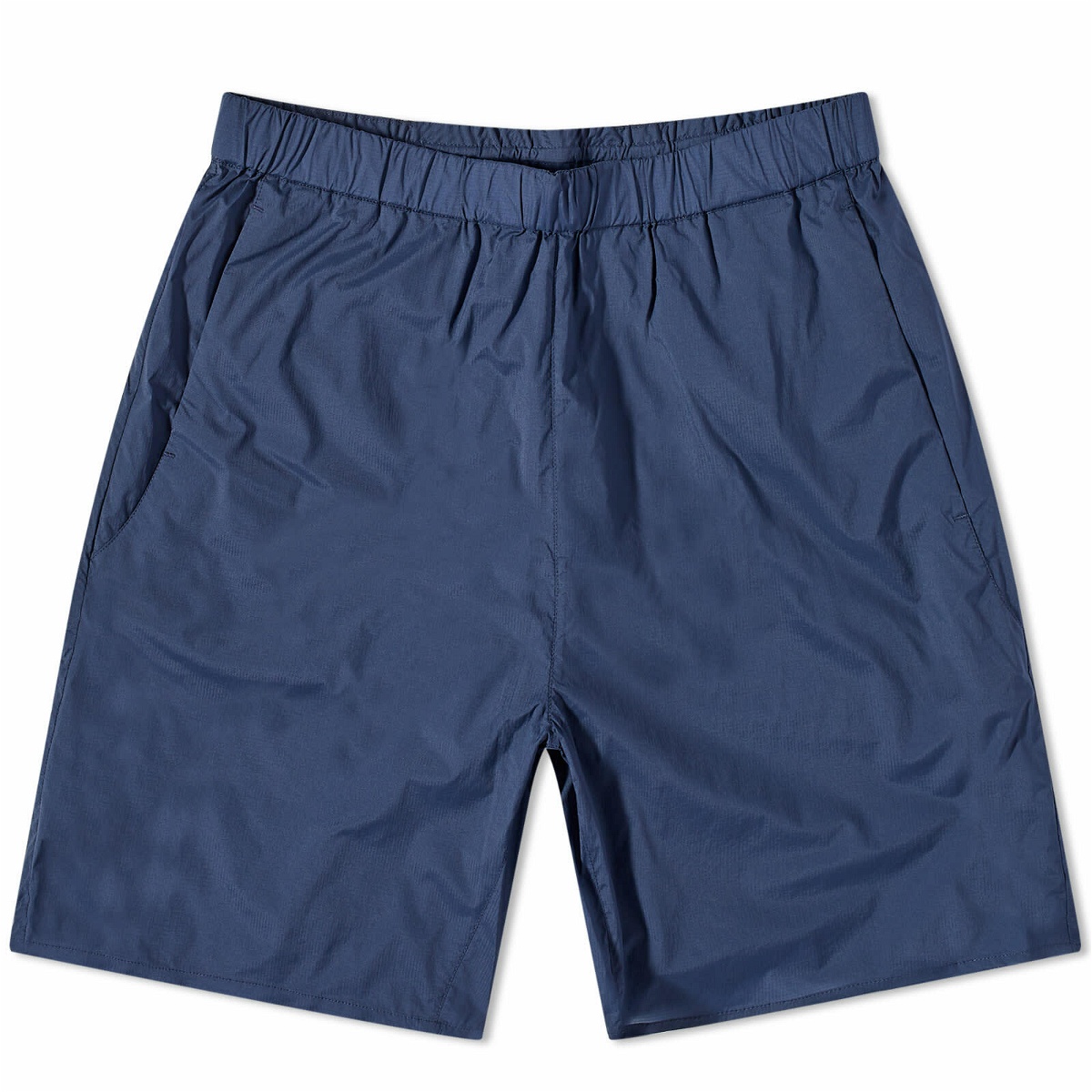 Photo: Norse Projects Men's Poul Light Nylon Shorts in Calcite Blue