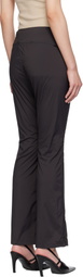AMOMENTO Gray Side Vent Trousers