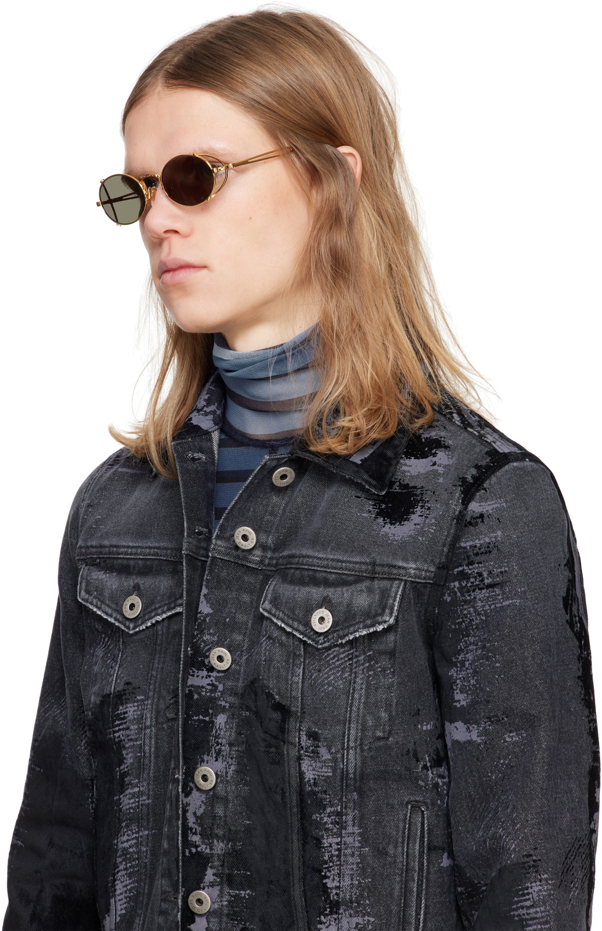 Jean Paul Gaultier Gold 'The 55-3175' Sunglasses