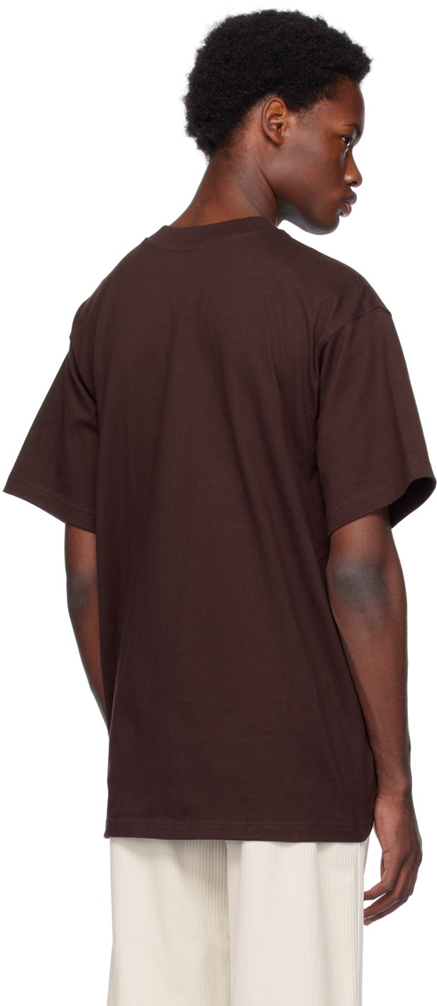 adidas T-Shirt Brown Originals adidas Originals Embroidered
