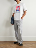 Bottega Veneta - Oversized Printed Cotton-Jersey T-Shirt - White