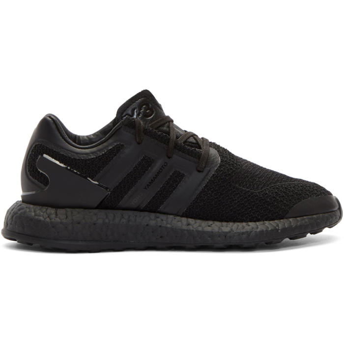 Photo: Y-3 Black Pureboost Sneakers 