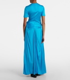 Loewe Cutout draped maxi dress