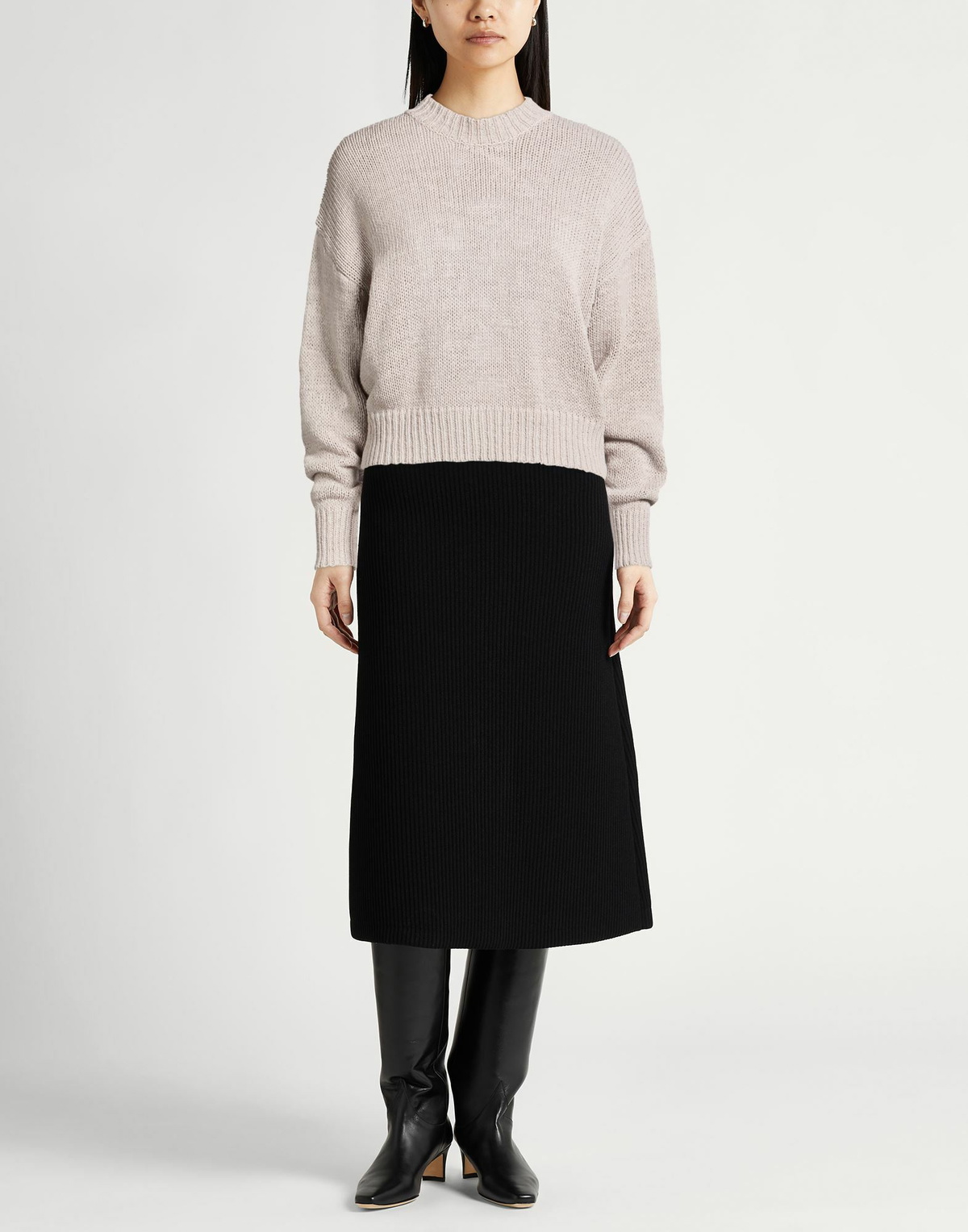 Roberto Collina Womens Sweater Taupe