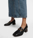 Tory Burch Perrine embellished leather loafer pumps