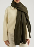 Vince Cashmere Blanket Scarf - Dark Grey - One Size
