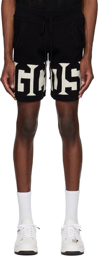 Photo: GCDS Black Jacquard Shorts