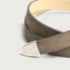 mfpen Men's Suede Riders Belt in Suede Taupe