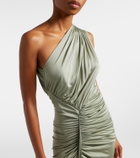 Rick Owens Asymmetric ruched jersey gown
