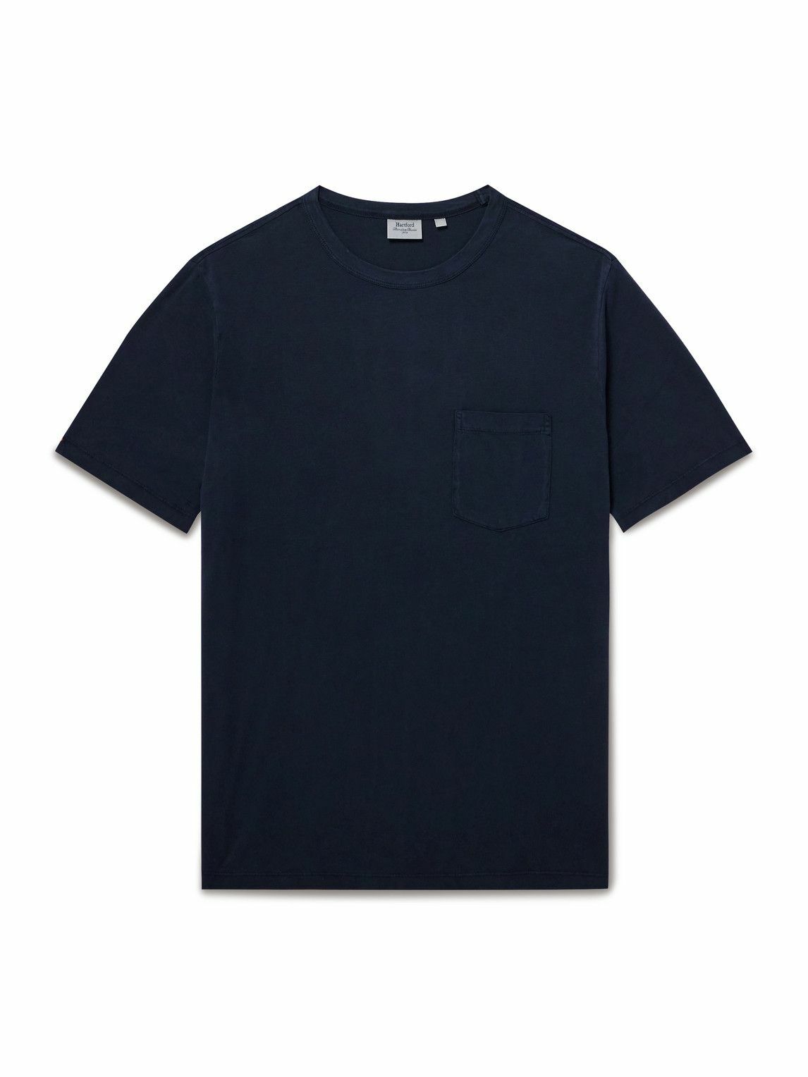 Hartford - Lyocell and Cotton-Blend Jersey T-Shirt - Blue