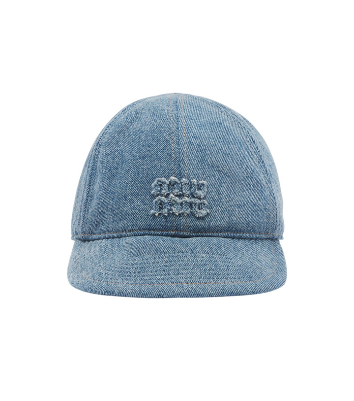 Photo: Miu Miu Denim baseball cap