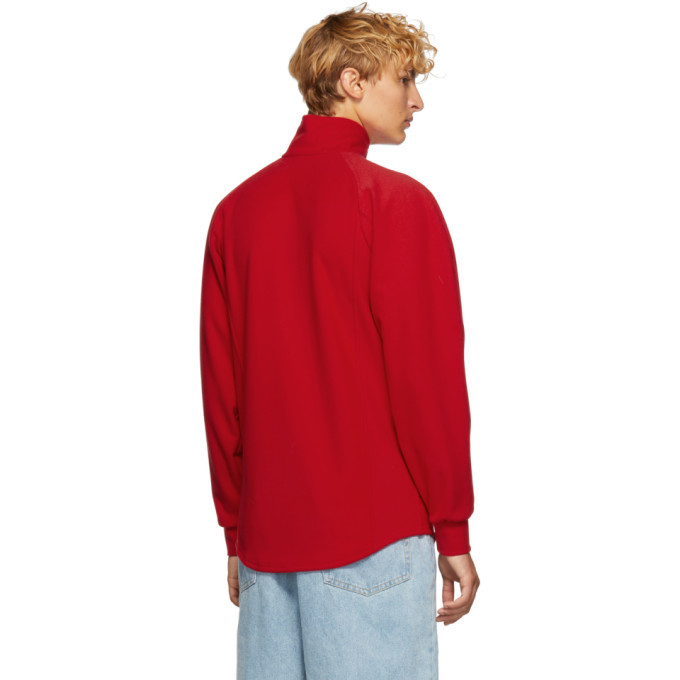 Ribeyron Red Fleece Warmer Sweater