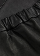 Arma Kamilla Slim-leg Leather Trousers Black