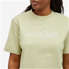 Holzweiler Women's Kjerag Embroidery T-Shirt in Light Green